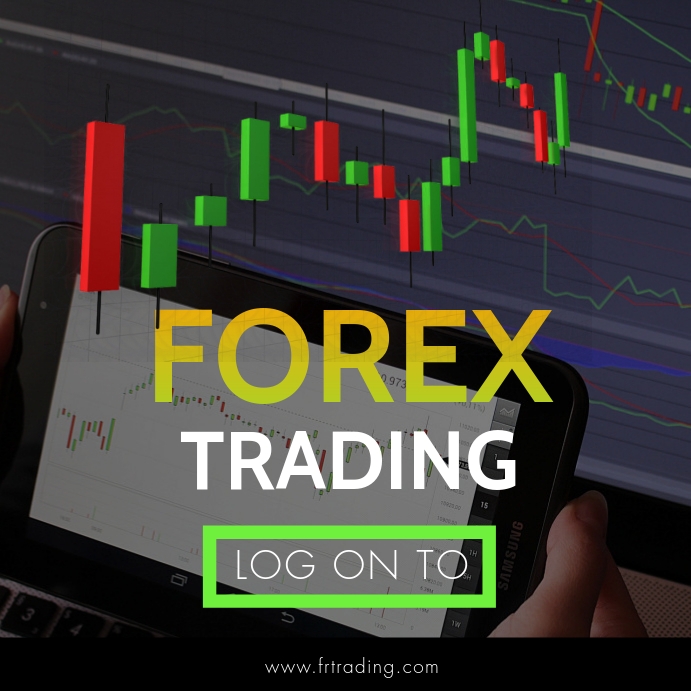 forex trading Instagram-opslag template