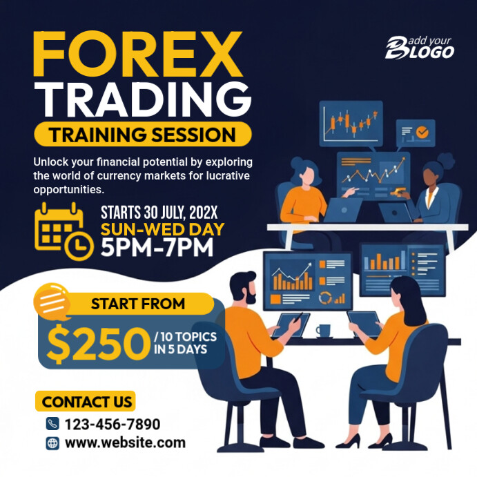 Forex Trading Instagram Post Templat | PosterMyWall