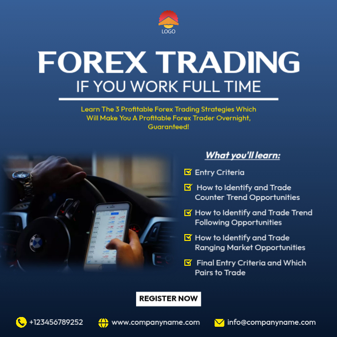 Forex trading online training course Template | PosterMyWall
