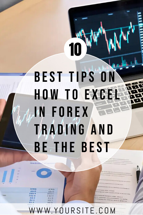 Forex trading poster Grafica Pinterest template