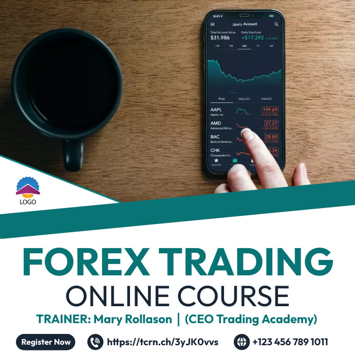 forex trading training course Template | PosterMyWall