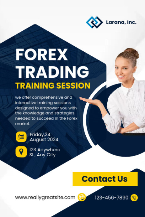 Copy of forex trading training template | PosterMyWall