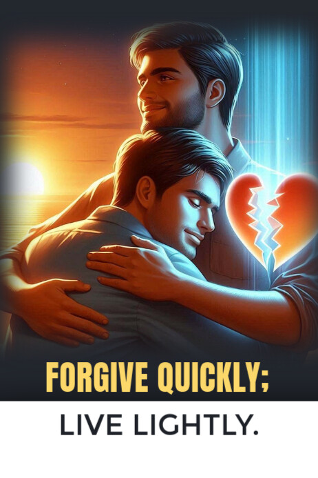 Forgive Poster template