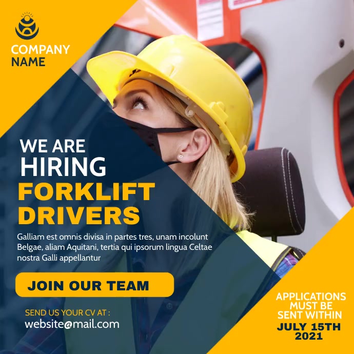 Machine Operator Advert Examples Forklift Driver Job Advert at Timothy Dematteo blog
