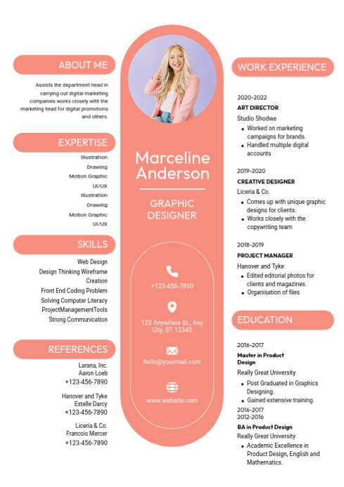 Plantilla de Formal Resume Template | PosterMyWall