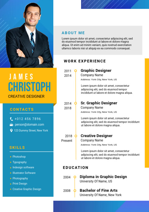 Formal CV Template | PosterMyWall