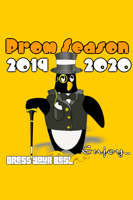 Formal Poster template