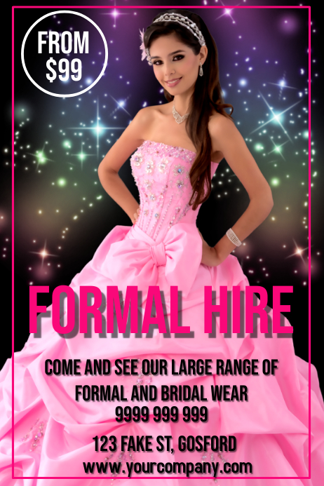 Formal Work Poster Formal Hire Template | PosterMyWall