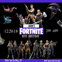 Fortnite Template | PosterMyWall