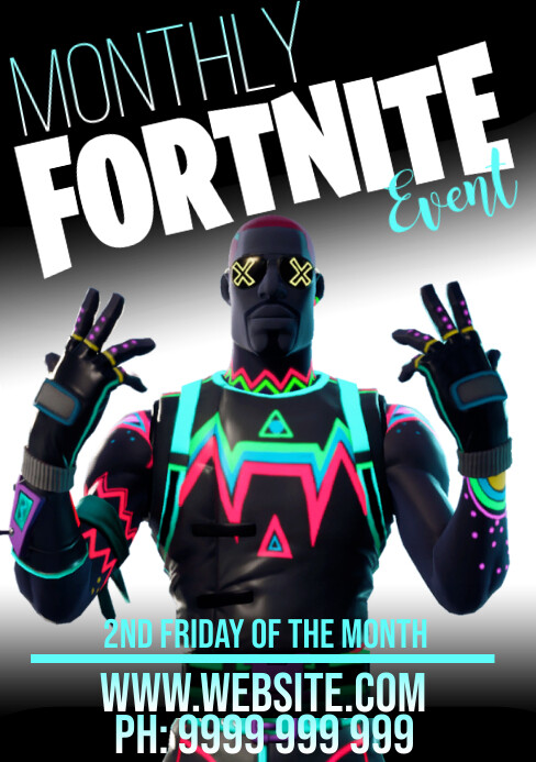 Fortnite Template | PosterMyWall