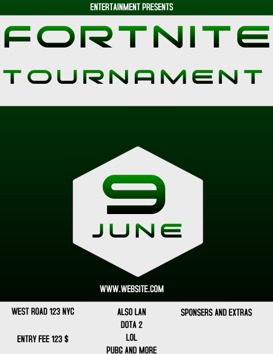 Fortnite Tournament Flyer Ad Poster Template Postermywall Fortnite Tournament Flyer Ad Poster Template Postermywall