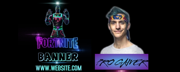 Fortnite Twitch Banner Template Postermywall Fortnite Twitch Banner Template Postermywall