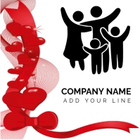 FOSTER CARE Logo template