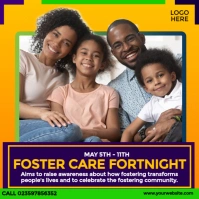 Foster Care Fortnight Instagram 帖子 template