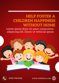 Foster flyer A6 template
