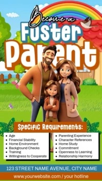 Foster Parent Ads Reel Instagram template