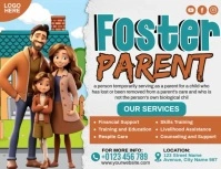 Foster Parent Ads Ulotka (US Letter) template