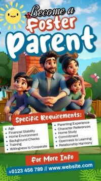 Foster Parenting Instagram Reel Template