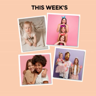 Brown Weekly Favorites สี่เหลี่ยมจัตุรัส Template
