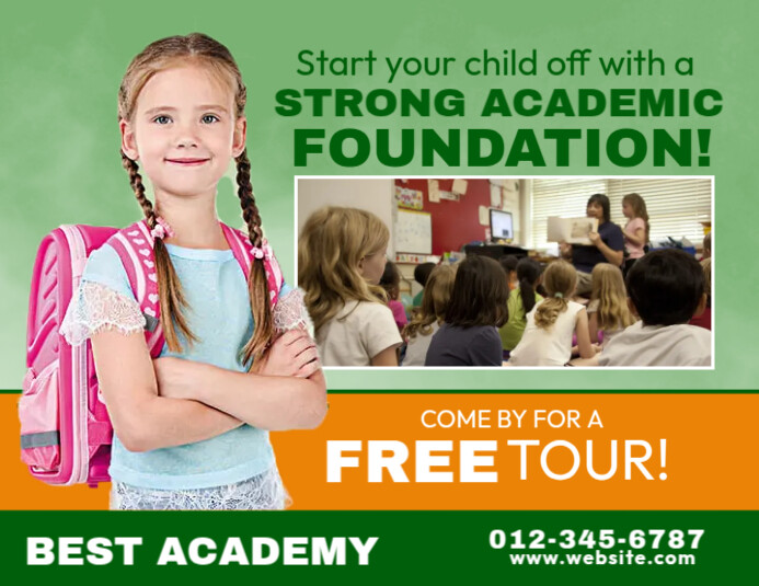 Foundation School Template PosterMyWall