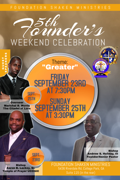 Copy of Founders Day Celebration | PosterMyWall