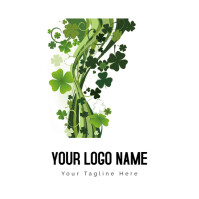 Four-leaf Clover Shamrock Logo template
