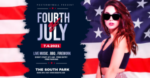 fourth of July Celebration ads Anuncio de Facebook template