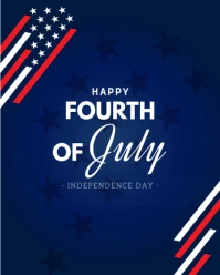 fourth of july Instagram Portrait template