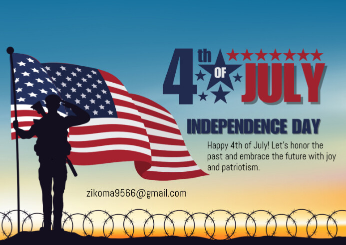 Plantilla de FOURTH OF JULY | PosterMyWall