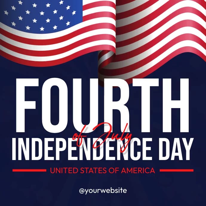 Fourth of July Event Instagram Post template