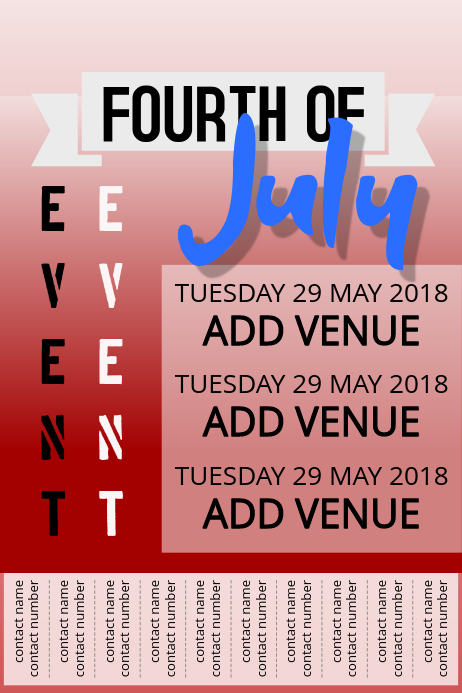 simple event poster design