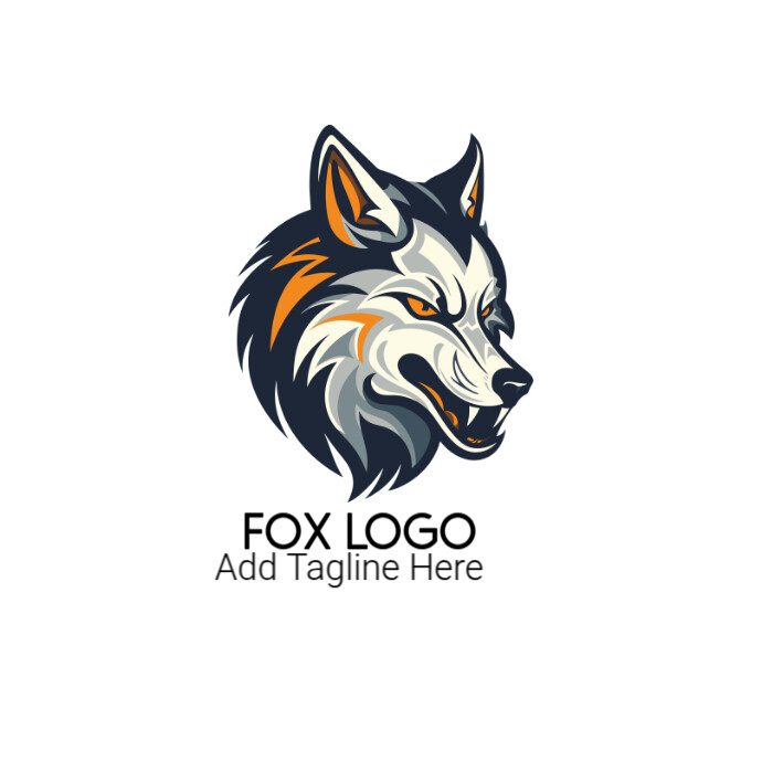 Fox logo template
