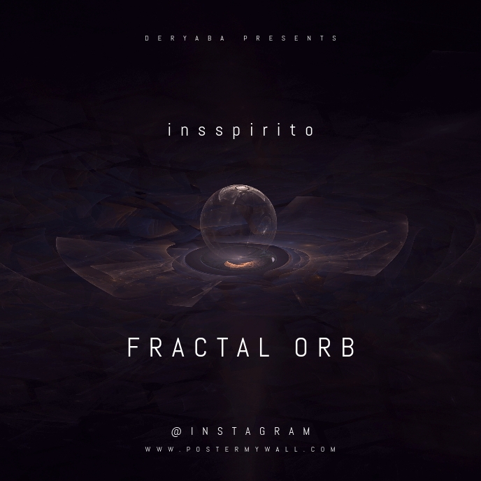 Fractale Orb Résumé Cd Cover Modèle PosterMyWall