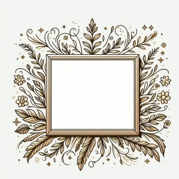 Frame background Instagram Post template