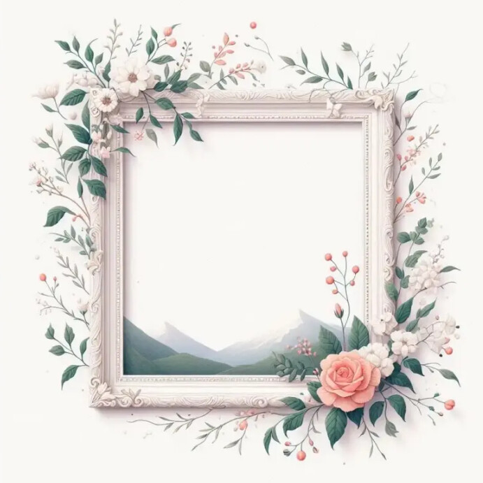 Frame background Instagram Post template