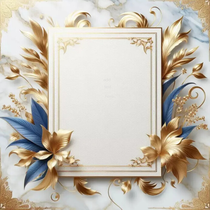 Frame background design template | PosterMyWall