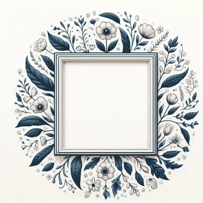 Frame background Instagram Post template