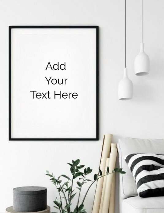Frame Flyer (US Letter) template