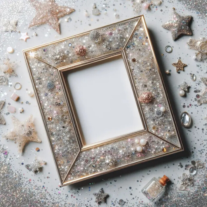 Frame Pattern Post Pinterest Frame Template | PosterMyWall