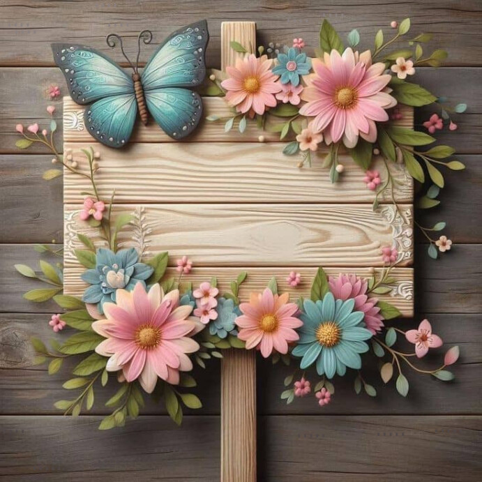 Frame Flower Mockup  Template Design  Instagr Instagram Post