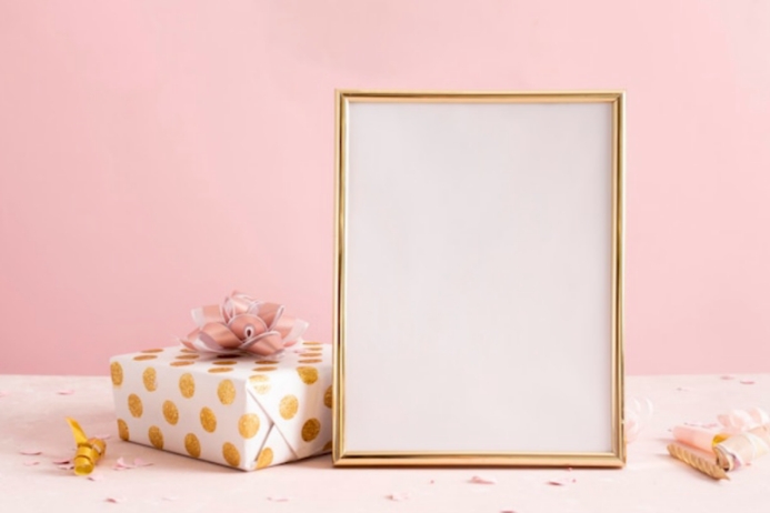 Frame mockup design Póster template