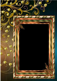 Custom Frame Template Floral Frame Template | PosterMyWall
