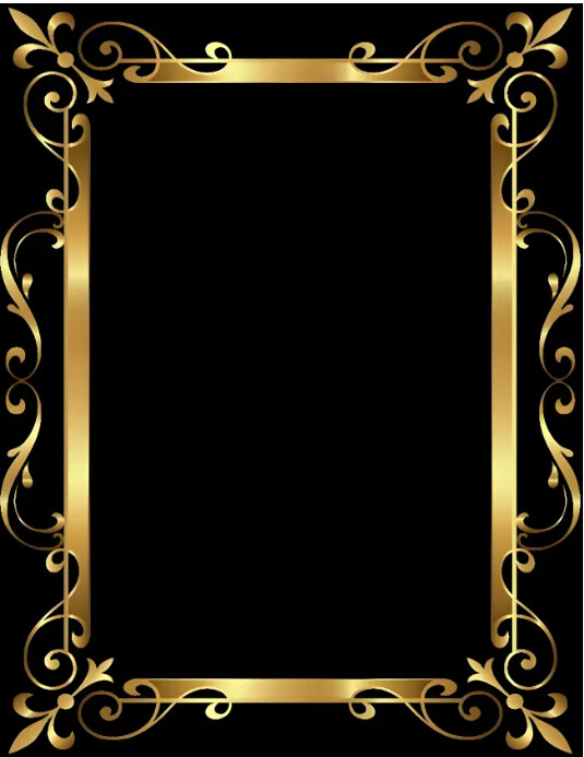 Frame Template Design Flyer (US Letter)