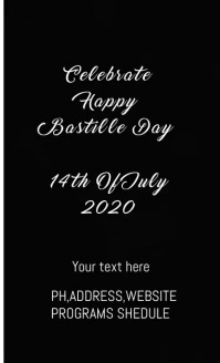 FRANCE INDEPENDENCE DAY FLYER US Legal template