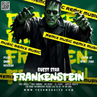 Frankenstein Event Party Instagram Post template