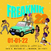 FREAKNIK Instagram-bericht template