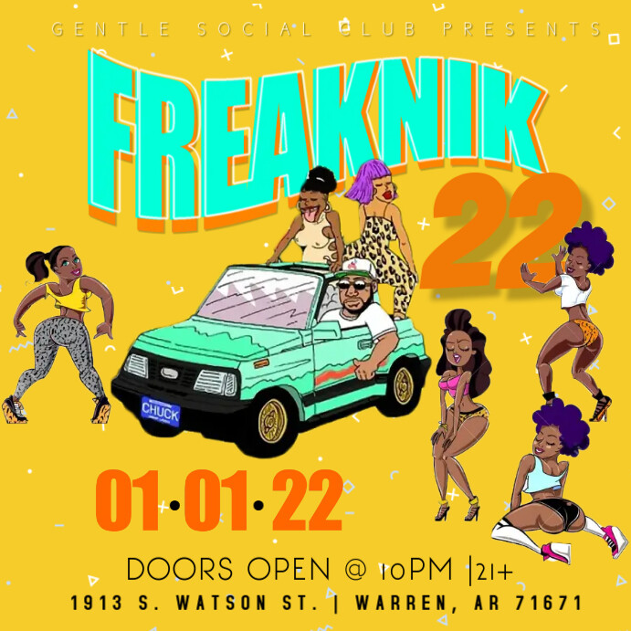 Freaknik Flyer Template Freaknik Flyer Template
