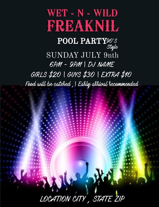 FREAKNIK FLYER DESIGN Template PosterMyWall