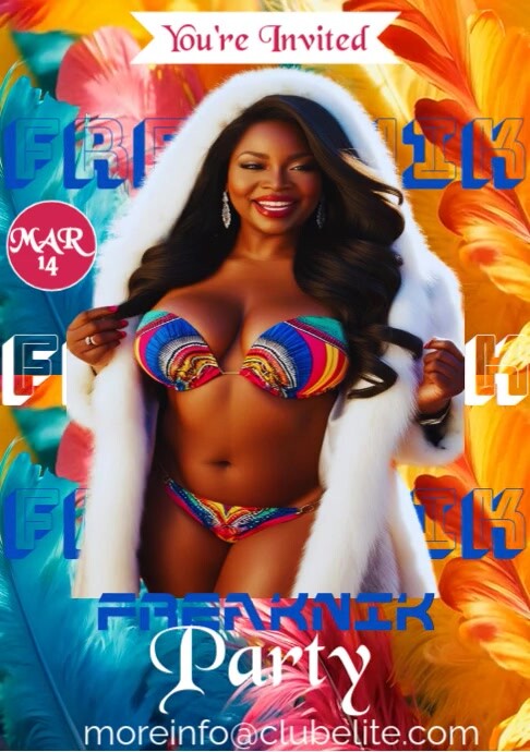 Freaknik Party Flyer Template A4