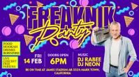 Freaknik party flyer template YouTube Thumbnail